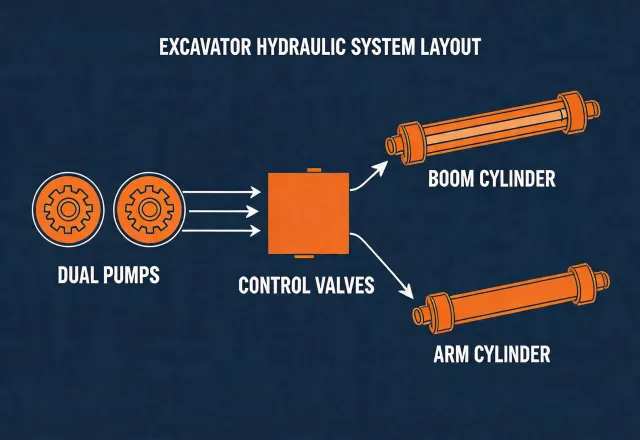 LEGEST hydraulic system diagram